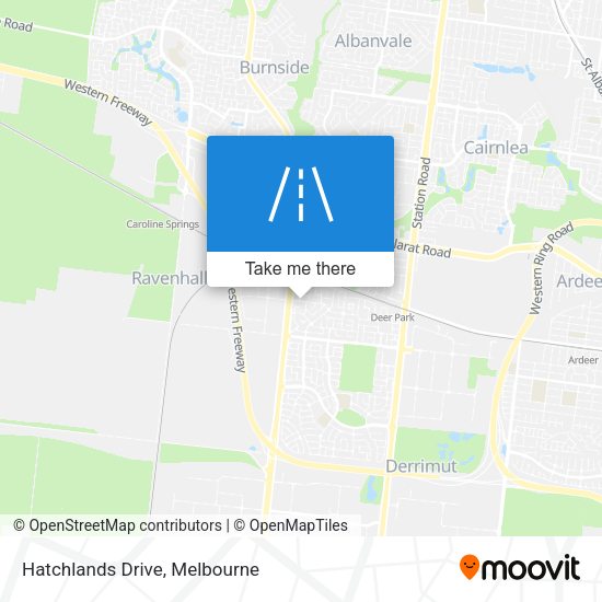 Hatchlands Drive map
