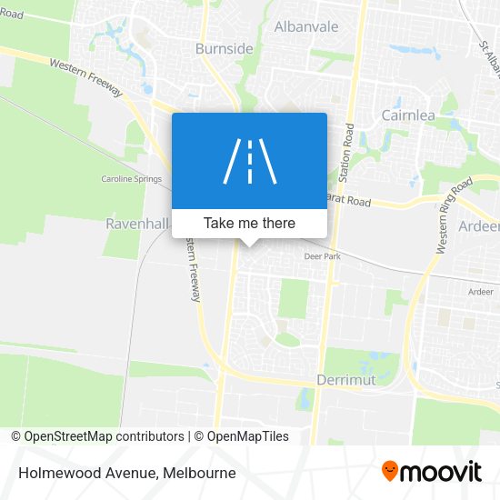 Holmewood Avenue map