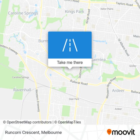 Runcorn Crescent map