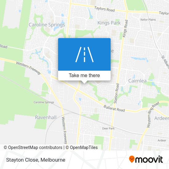 Stayton Close map