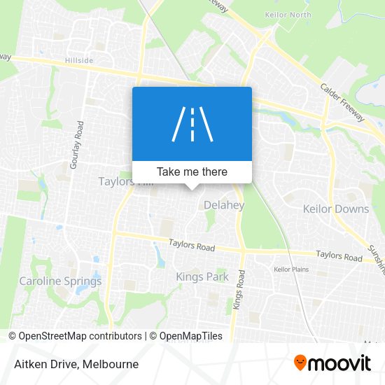 Aitken Drive map