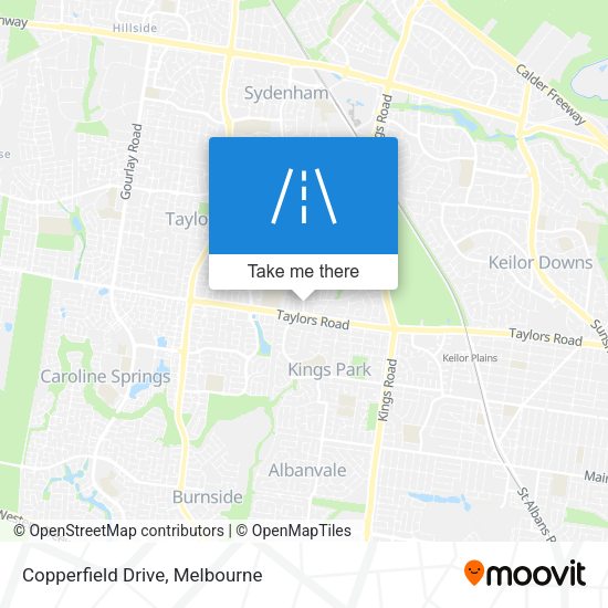 Copperfield Drive map