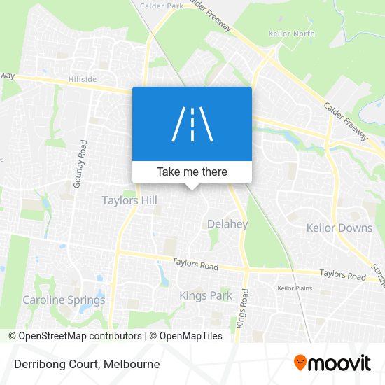 Derribong Court map