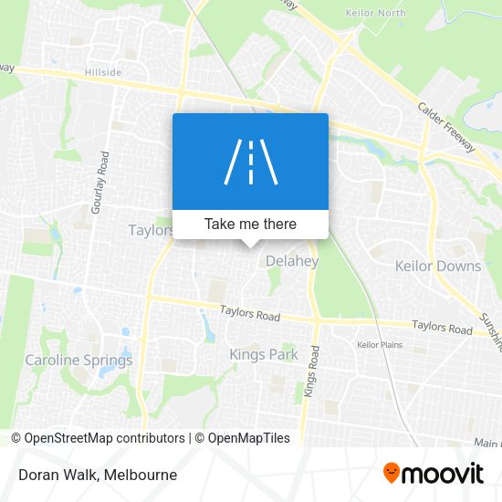 Doran Walk map