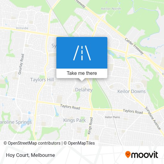 Hoy Court map