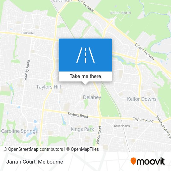 Jarrah Court map