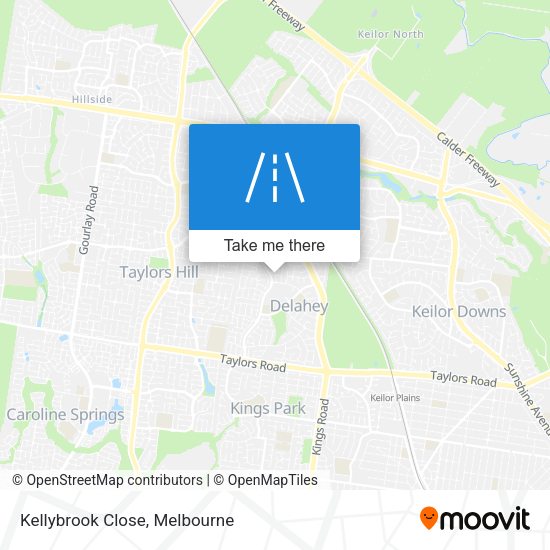 Kellybrook Close map
