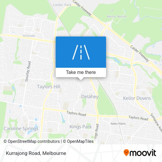 Kurrajong Road map