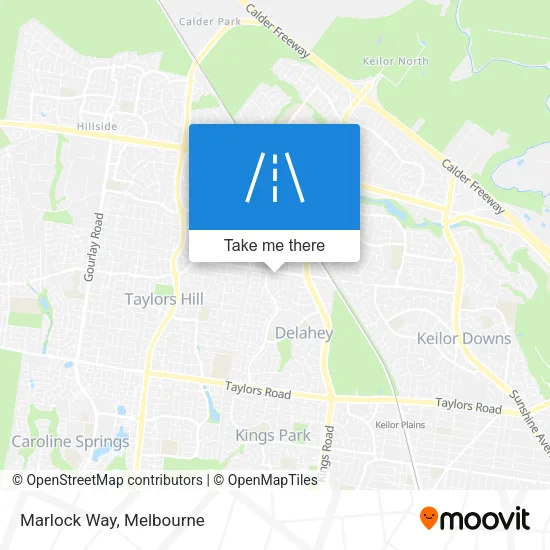 Marlock Way map