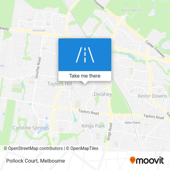 Pollock Court map