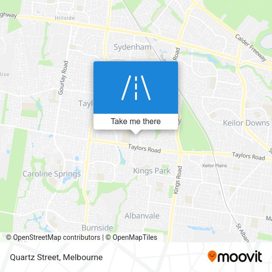 Quartz Street map