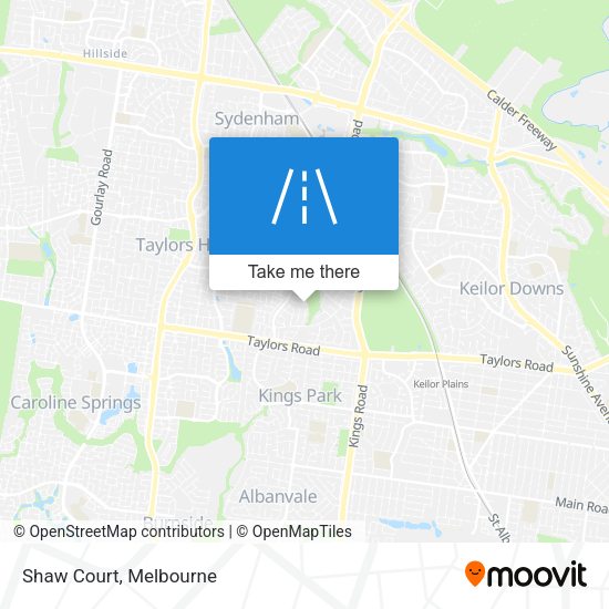 Shaw Court map
