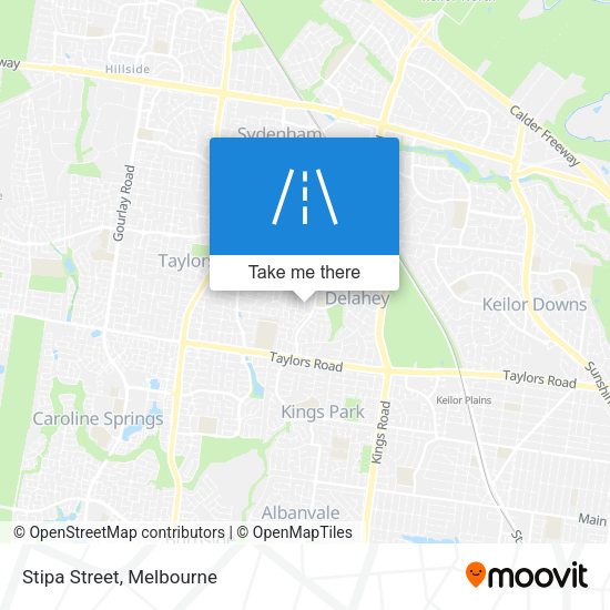 Stipa Street map