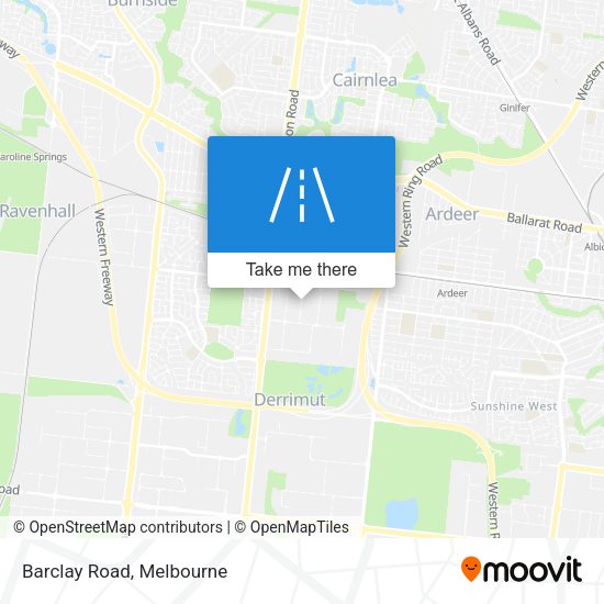 Barclay Road map