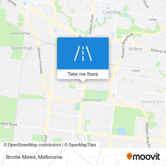 Brodie Mews map