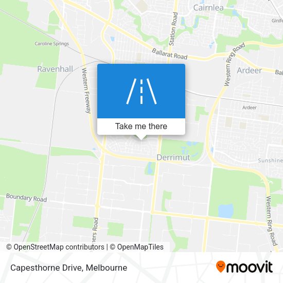 Capesthorne Drive map