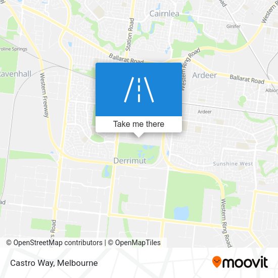 Castro Way map