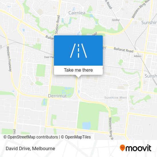 David Drive map