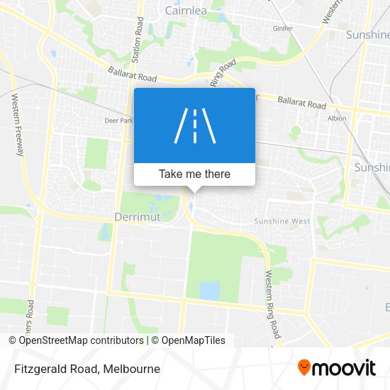 Fitzgerald Road map