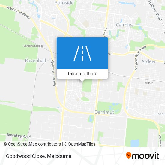 Goodwood Close map