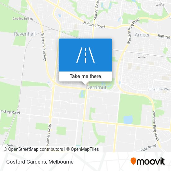 Gosford Gardens map