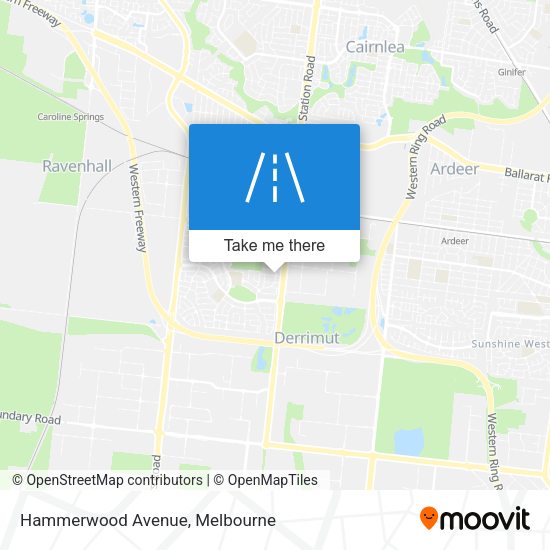 Hammerwood Avenue map