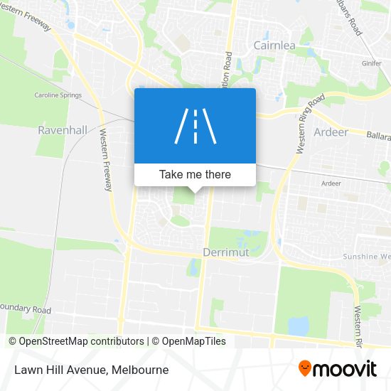 Lawn Hill Avenue map