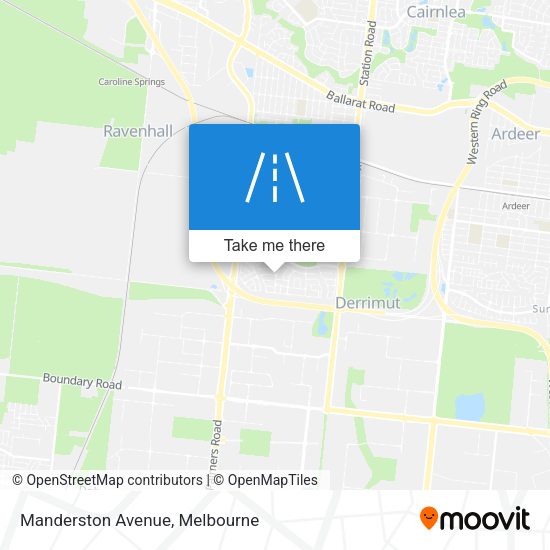 Manderston Avenue map