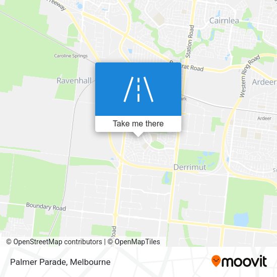 Palmer Parade map