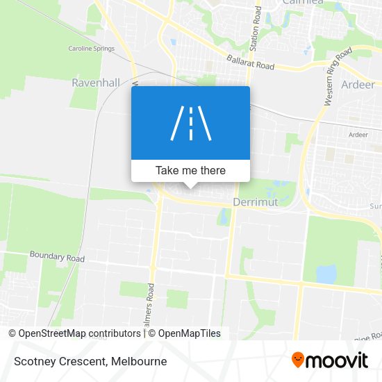 Scotney Crescent map