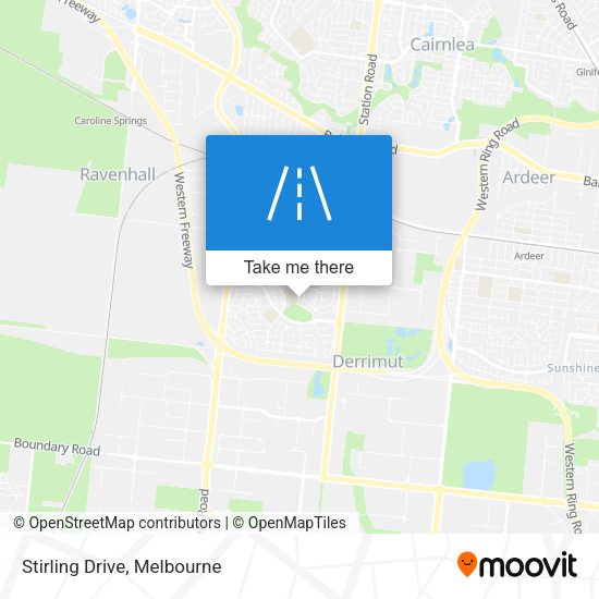 Stirling Drive map