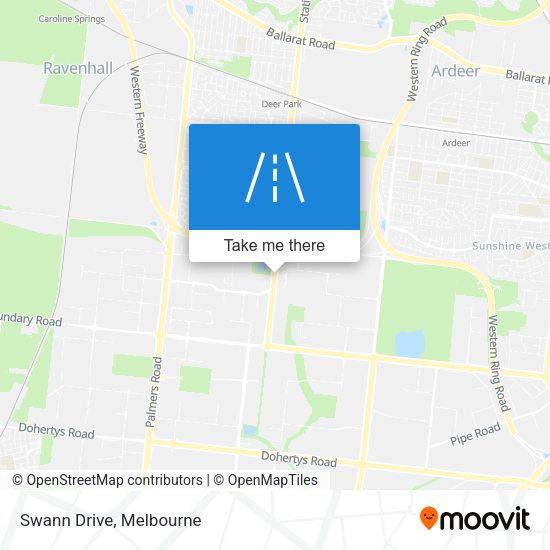 Swann Drive map