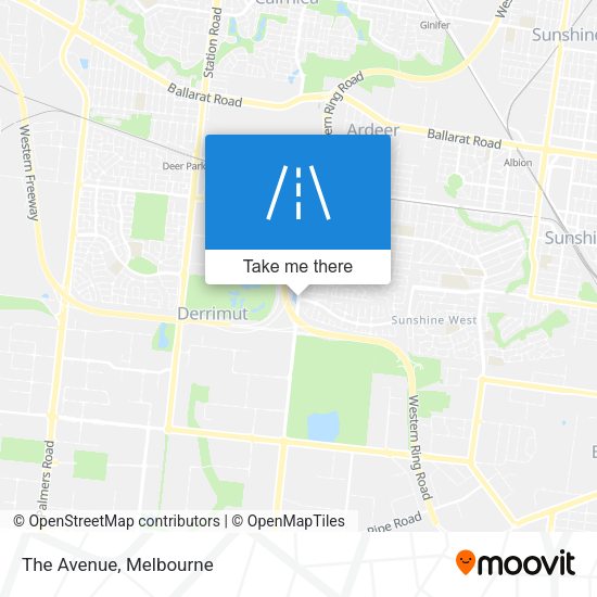 The Avenue map