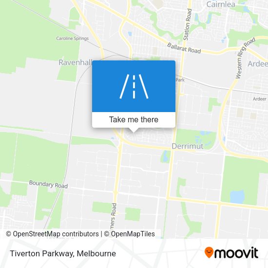 Tiverton Parkway map