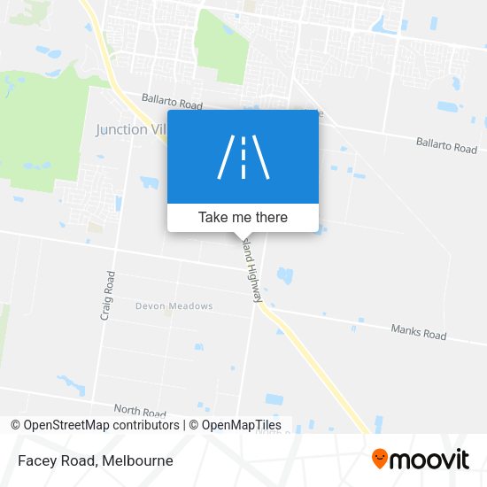 Facey Road map
