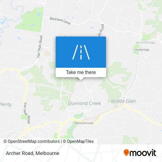 Archer Road map
