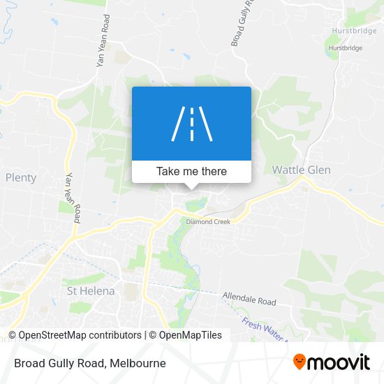 Broad Gully Road map