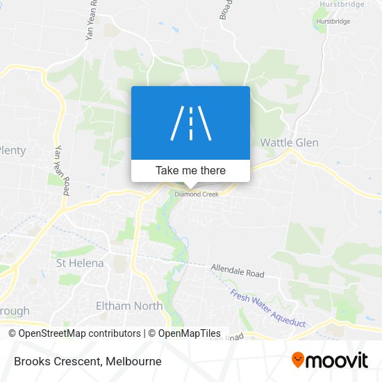 Brooks Crescent map