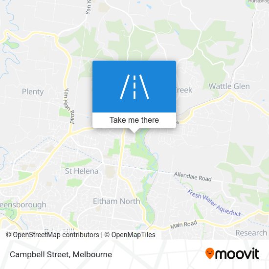 Campbell Street map