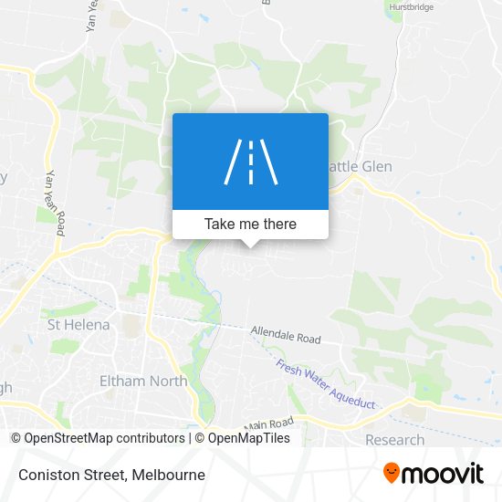 Coniston Street map