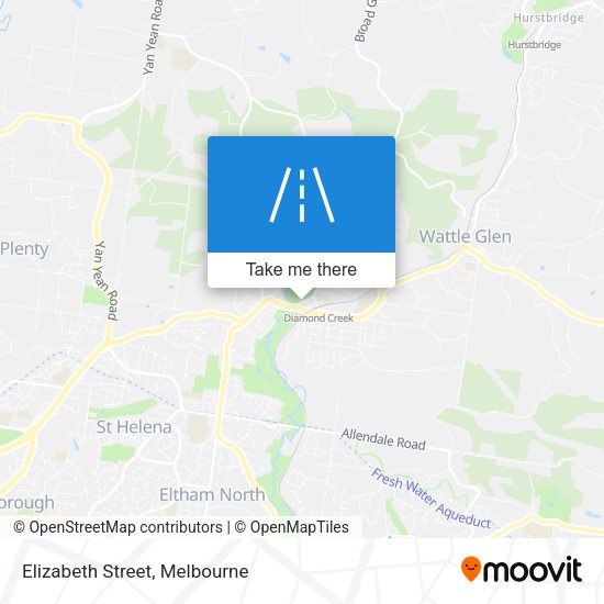 Elizabeth Street map