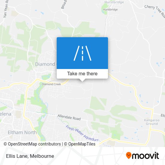 Ellis Lane map