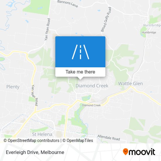 Everleigh Drive map