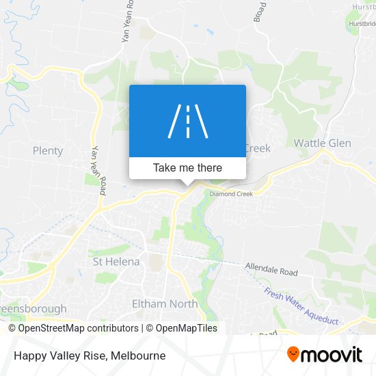 Happy Valley Rise map