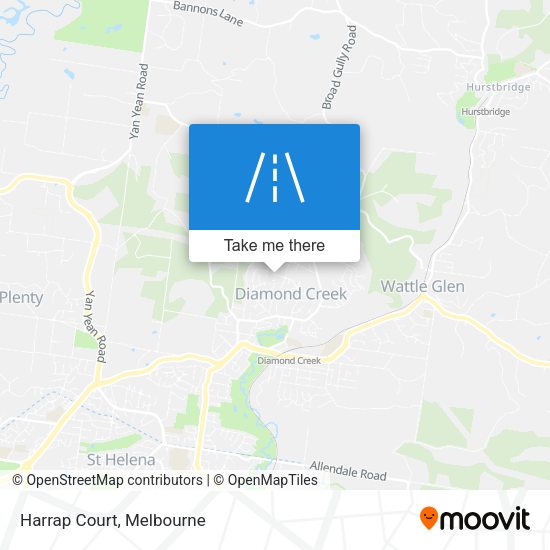 Harrap Court map