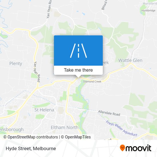 Hyde Street map