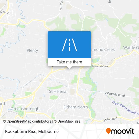 Kookaburra Rise map