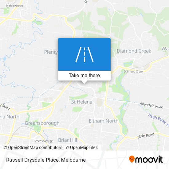 Russell Drysdale Place map