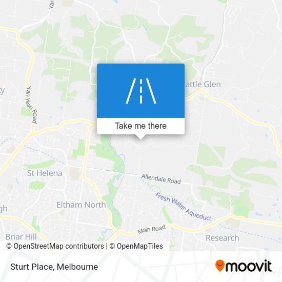 Sturt Place map