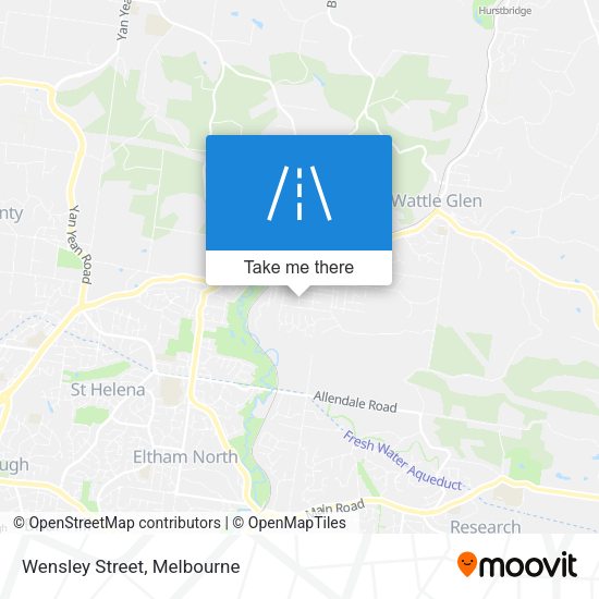 Wensley Street map